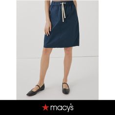 in stock Navy Cotton Lined Skirt, Navy Cotton Lined Skirt Bottoms, Navy Cotton Summer Skirt, Casual Navy Skirt For Spring, Navy Casual Bottoms With Lined Skirt, Casual Navy Relaxed Fit Skirt, Casual Navy Skirt For Summer, Navy Lined Skirt For Spring, Navy Skirt For Spring