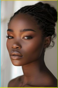 Eyeshadow Ideas For Beginners, Eyebrow Styles Shape, Deep Skin Makeup, Tattoo Ideas Dark Skin, Makeup Looks For Dark Skin, Creative Eyeshadow Looks, Natural Bronze Makeup, Comp Makeup, Tattoo Ideas Dark