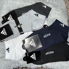 Price Is For 2 Pairs Of Socks. You Pick What 2 Colors You Want! So A Total Of 4 Socks -White -Black -Light Gray -Charcoal Gray -Navy Blue Fits Woman Size 6-10 Adidas Casual Breathable Socks, Casual Adidas Breathable Socks, Casual Breathable Adidas Socks, Casual Gray Sports Socks, Casual Gray Breathable Socks, Adidas Casual Black Socks, Casual Black Adidas Socks, Adidas Socks, Soccer Socks