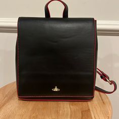 Vivienne Westwood Mini Backpack Used A Few Times. In Perfect Condition. Vivienne Westwood Bags, Mini Bags, Mini Backpack, Black Mini, Vivienne Westwood, Mini Bag, Bag Lady, Backpacks, Red