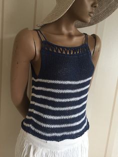 White Vertical Stripes Top For Vacation, White Vertical Stripes Top For Beach, Nautical Striped Tops For Summer, Striped Nautical Tops For Summer, Striped Sleeveless Tank Top For Beach, Nautical Cotton Tops For The Beach, Striped Summer Tank Top For The Beach, Summer Striped Tank Top For The Beach, Striped Summer Tank Top For Beach