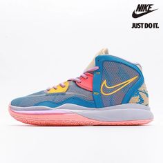 Nike Kyrie 7 Preheat 'Expressions' DC0588-003 Pink Nike Volleyball Shoes, Pastel Basketball Shoes, Kyries Shoes Basketball, Good Volleyball Shoes, Colorful Basketball Shoes, Colorful Volleyball Shoes, Cute Basketball Shoes, Cute Volleyball Shoes, Cool Basketball Shoes