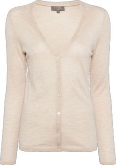 beige cashmere V-neck long sleeves front button fastening straight hem Cashmere Cardigan, Cashmere, V Neck, Collage, Long Sleeve, Pins