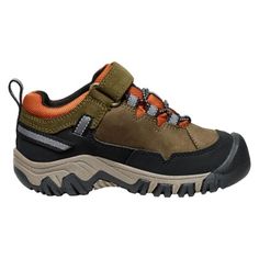 Updated to fit better  last longer and go farther than before  the KEEN Targhee IV Low Waterproof hiking shoes for little kids offer the comfort  protection and durability that young explorers need. Brown Non-slip Sneakers For Outdoor Activities, Walking Shoes With Secure Fit And Round Toe, Secure Fit Walking Shoes With Round Toe, Breathable Hiking Boots With Round Toe For Walking, Functional Adventure Walking Shoes With Round Toe, Non-slip Trail Running Shoes With Round Toe, Non-slip Trail Running Shoes For Outdoor Activities, Non-slip Closed Toe Walking Shoes For Outdoor Activities, Non-slip Walking Shoes For Outdoor Activities