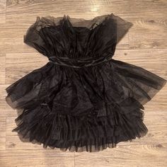 Black Tulle Puff Dress Black Ruffled Mini Dress For Costume Party, Forever 21 Ruffled Mini Dress, Flirty Black Dress From Forever 21, Forever 21 Black Mini Dress Flirty Style, Forever 21 Flirty Evening Dress, Forever 21 Black Flirty Mini Dress, Forever 21 Flirty Black Mini Dress, Forever 21 Ruffled Dresses For Parties, Forever 21 Dresses For Evening Party Season