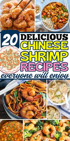 20 delicious chinese shrimp recipes that are easy to make and can be made in less than 30 minutes