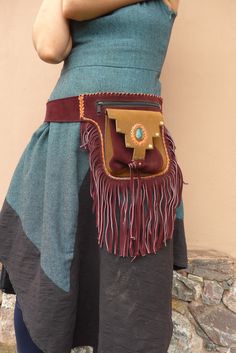 Leather Handmade, good quality Waist bag Leather Pouch Bag With Pockets, Leather Shoulder Bag With Pockets, Brown Pouch Bag With Pockets, Brown Pouch Shoulder Bag With Pockets, Brown Satchel Belt Bag With Pockets, Leather Mobile Phone Bag For Festivals, Brown Belt Bag For Daily Use, Handmade Pouch Belt Bag For Travel, Festival Crossbody Mobile Phone Bag