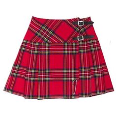 HM Scottish Mini Ladies Skirt Royal Stewart Tartan/Women Mini Skirt Kilt + Pin #HM #MiniSkirt #Party Skirt Micro, Red Tartan Skirt, Royal Stewart Tartan, Plaid Pleated Mini Skirt, Kilt Skirt, Stewart Tartan, Tartan Skirt, Scottish Kilts, Tartan Kilt