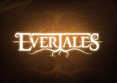 the logo for everale's is lit up in white on a dark background