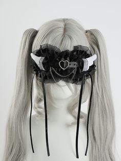 The price is for a blindfold only, others are not included. Blindfold Design, Adopt Clothes, Blonde Hair Korean, Vtuber Design, Angel Accessories, Gothic Skirt, Steampunk Fashion Male, Things I Need To Buy, Gothic Skirts