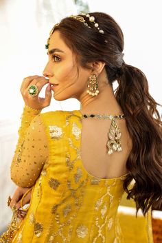 Maya Pret, Yellow Mehndi Dress, Angrakha Frock, Angrakha Dress, Pakistani Bridal Dress, Mehndi Dresses, Mehndi Dress, Killer Quote, Angrakha Style