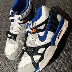 Clean Worn Twice Condition., Look Amazing In Hand Rare Shoe And Colorway Size 10.5 Mens / 12 Womens No Box Nike Air Trainer 3, Nike Air Trainer, Rare Shoes, Rare Nikes, Mens Nike Air, White Nikes, Auburn, Mens Shoes Sneakers, Grey And White