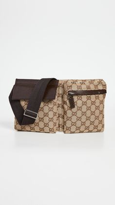 Previously OwnedFabric: CanvasPreviously owned: Gentle wear should be expected and reinforces the history of this heritage pieceLeather trimFlap and zip exterior pocketsZip closureUnlinedWeight: 10oz / 0.28kgMade in ItalyStyle #SBADB30660 Gucci Belt Bag, Womens Designer Bags, Buy Gucci, Belt Bags, Brown Bags, Waist Pack, Gucci Belt, Gucci Dionysus, Travel Luggage