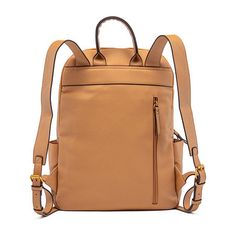 Crafted from soft faux leather, the Rosetti Swayer backpack is a perfect carryall for travel, work, and every day. Built for function and versatility, it has multiple zip compartments at the front and back, a lined interior with slip pockets, side slip pockets, a top loop handle, and adjustable back straps to customize your comfort.Features: Adjustable StrapsClosure Type: Snap & ZipperPockets: 1 Front Zip Pocket, 1 Front Snap Pocket, 2 Side Slip Pockets, 3 Inside Slip Pockets, 1 Back Zip PocketT Versatile Leather Satchel Backpack For Commuting, Versatile Satchel Backpack For Back To School, Modern Leather Backpack Diaper Bag, Modern Leather Diaper Bag Backpack, Casual Faux Leather Backpack For Travel, Adjustable Strap Softback Backpack For On-the-go, Versatile Soft Leather Travel Backpack, Everyday Leather Shoulder Bag For Back To School, Leather Shoulder Bag For Everyday And Back To School