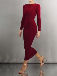 Black Daily Long Sleeve Regular Fit Boat Neck Dress, Black / S Fall Sheath Dress In Solid Color, Long Sleeve Stretch Dress For Winter, Long Sleeve Party Midi Dress, Winter Long Sleeve Midi Dress For Night Out, Winter Midi Long Sleeve Dress For Night Out, Fitted Longline Fall Dresses, Winter Long Sleeve Stretch Dress, Winter Stretch Dress With Long Sleeves, Long Solid Color Bodycon Dress