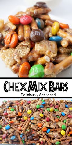 the chex mix bars are delicious and easy to make