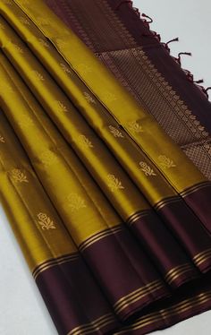 Pure handloom Double warp soft silk saree Fancy design on silk Sarees Contrast pallu and blouse Border same on both sides Silkmark certified  *Price 6650+$*