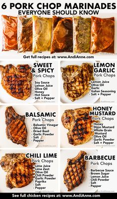 grilled pork chop marinades are the best way to cook them