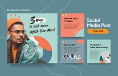 a brochure design for social media post