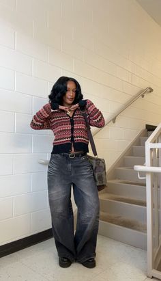 Back To School Outfits, Jean Grey, Winter Outfits Women, College Outfits, Women's Vest, Urban Outfitters, Black Women, Women Jeans