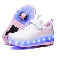 PRICES MAY VARY. The Favorite gift: There are 7 colors of lights, 16 light modes, static, flashing, and fast flashing. The appearance is made of waterproof pearlescent mirror material, the sole is made of transparent TPR material, beautiful shoes, fashionable and novel design, it is a good choice for birthday, Christmas, Halloween, and parties! Multifunctional: easy to use, the wheels can be stowed, you can choose to release the wheels when you need to slide, and immediately retract them when yo Skates Shoes, Kids Roller Skates, Roller Skate Shoes, Roller Shoes, Mini Teapot, Light Up Shoes, Boho Fabric, Sneakers Mode, Roller Skate