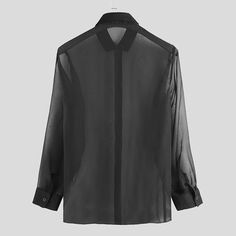 SPECIFICATIONS Material: Polyester Shirts Type: Casual Shirts Style: Casual Origin: Mainland China Sleeve Length(cm): Full Collar: Turn-down Collar Closure Type: Single Breasted Sleeve Style: Regular Model Number: Fashion Men Sexy Mesh Shirt Fabric Type: Broadcloth Pattern Type: Solid Gender: Men Color: Black Size: S,M,L,XL,2XL,3XL,4XL,5XL,Plus Size Type: Transparent Men Shirts Style: Camisa Masculina Dropshipping: Welcome Season: Spring,Autumn,Summer update.23.10 Mesh Shirt Men, Shirts Style, Mesh Shirt, Men Shirt, Shirt Men, Autumn Summer, Night Club, Single Breasted, Black Shirt