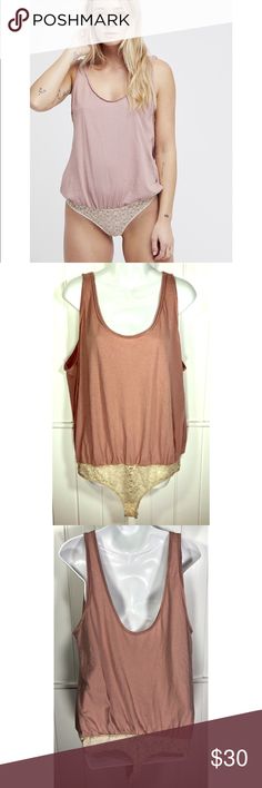 Intimately Free People Size med Sydney bodysuit Size Medium - See pics for measurements   New without tags Free People Tops Sleeveless Summer Bodysuit With Lace Trim, Summer Sleeveless Bodysuit With Lace Trim, Sleeveless Lace Trim Bodysuit For Summer, Beige Summer Bodysuit For Loungewear, Beige Bodysuit For Summer Loungewear, Spring Beige Lined Bodysuit, Beige Sleeveless Bodysuit For Loungewear, Free People Tops, Tank Top Fashion