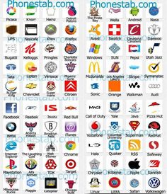 the most popular logos from all over the world, including apple, samsung, and more