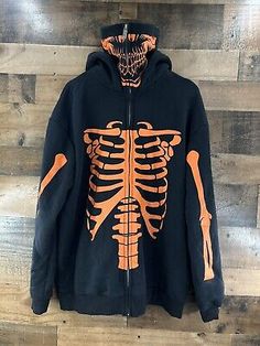 RARE BoohooMAN Black Skeleton Zip Hooded Jacket Hoodie Size Medium  | eBay Fitted Hoodie With Double-lined Hood For Streetwear, Halloween Hooded Outerwear With Drawstring Hood, Casual Outerwear For Outdoor Halloween Events, Black Outerwear With Drawstring Hood For Halloween, Halloween Long Sleeve Hooded Jacket With Adjustable Hood, Black Halloween Outerwear With Drawstring Hood, Halloween Hooded Jacket With Adjustable Hood, Fitted Hooded Jacket For Fall Streetwear, Fitted Hooded Halloween Outerwear