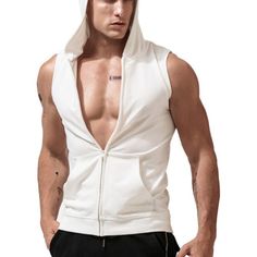 Sleeveless Gym Vest For Spring, Sleeveless Gym Top For Spring, Sporty Crew Neck Vest For Spring, Spring Sporty Crew Neck Vest, White Casual Sleeveless Vest, Fitted Sleeveless Athleisure T-shirt, Sporty Sleeveless Spring Vest, Sleeveless Cotton Vest For Athleisure, Sleeveless Summer Sportswear Tops