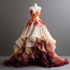 Elaborate Dresses Gowns, Unique Dress Colors, Fantasy Inspired Dresses, Prettiest Dresses In The World, Etsy Dresses Women, Etherial Dresses, Unique Prom Dress Colors, Unique Dress Designs Fashion, Discover Style Ideas