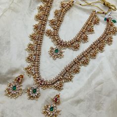 Elevate your ethnic ensemble with our stunning Guttapusalu jewelry set combo. This exquisite collection features intricately designed necklaces and matching earrings, inspired by traditional South Indian craftsmanship. Made with high-quality materials, this set is perfect for weddings, festivals, and special occasions. The unique Guttapusalu design adds a touch of elegance and grace to any outfit. Shop now to embrace timeless beauty! Indian Bridal Necklace, South Wedding, Wedding Jewelry Set, Earrings Indian, Wedding Jewelry Sets, Traditional Indian, Bridal Necklace, Antique Jewellery, Indian Bridal