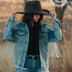 Plus Rhinestone Rodeo Denim Jacket* | gussieduponline Festival Denim Fringe Outerwear, Fall Festival Denim Jacket With Fringe, Fall Festival Fringe Denim Jacket, Fringe Denim Jacket For Fall Festival, Bohemian Denim Jacket With Fringe For Fall, Denim Outerwear With Frayed Hem For Festival, Trendy Medium Wash Denim Jacket With Fringe, Fall Rodeo Medium Wash Denim Jacket, Fall Rodeo Denim Jacket In Medium Wash