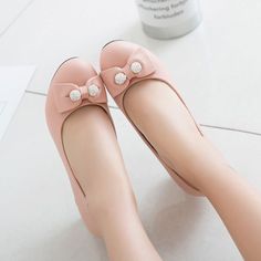 Heels:Approx: 5.5 cm Platform:Approx - cm Upper Material:Pu Leather Outsole:Rubber If your foot is a little wide and fat, we suggest you choose 1 size larger, pls measure your foot length and choose a correct size. Thank you! Size Chart: Euro/CN 34 = foot length 21.5-22cm (Foot width=8-8.5cm) Euro/CN 35 = foot length 22-22.5cm (Foot width=8.5cm) Euro/CN 36 = foot length 22.5-23cm (Foot width=8.5-9cm Euro/CN 37 = foot length 23-23.5cm (Foot width=9cm) Euro/CN 38 = foot length 23.5-24m (Foot width Pink Synthetic Court Shoes With Round Toe, Pink Synthetic Round Toe Court Shoes, Pink Synthetic Flats For Spring, Pink Round Toe Flats For Spring, Pink Synthetic Court Shoes For Spring, Spring Pink Synthetic Court Shoes, Casual Pink Round Toe Heels, Feminine Pink Flats With Low Heel, Pink Low Heel Synthetic Heels