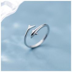 Crafted from sturdy sterling silver, this adorable dolphin and whale ring is the perfect addition to your sea animal jewelry collection! The adjustable style make it fit any of your finger Animal Wrap Rings, Animals Jewelry, Dolphin Ring, Jewelry Model, Kids Jewelry, Sea Animals, Animal Jewelry, Stainless Steel Rings, Rings For Women