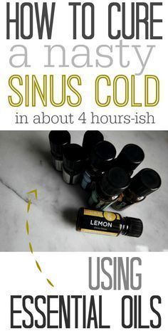 How to clear up your sinuses and breath freely after a nasty cold using essential oils! I can't believe how quickly this worked for me! Young Living Oils, Cold Remedies