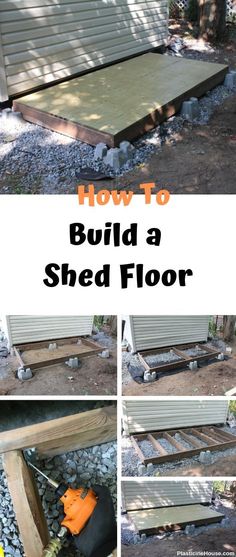 how to build a shed floor