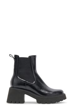 Add a contemporary edge to your rainy-day looks with this waterproof leather Chelsea boot built on a chunky platform with sturdy lugs. Waterproof: protects against rain, puddles and slush to keep feet dry in wet conditions 2 1/2" heel; 1" platform (size 8.5) 6" shaft Leather and textile upper/textile and synthetic lining/rubber sole Imported Trendy Waterproof Platform Ankle Boots, Waterproof Leather Boots For Rainy Weather, Waterproof Leather Rain Boots, Leather Ankle Rain Boots With Lug Sole, Casual Waterproof Platform Boots For Outdoor, Casual Waterproof Platform Boots, Chelsea Boot Women, Leather Chelsea Boots, Chunky Platform