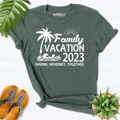 Family vacation 2024 making memories together shirt, Family vacation shirts, Family Christmas beach vacation, palm tree holiday family shirt Hello! Thank you for supporting small businesses. My main priority here is the satisfaction of my customers. My t-shirts are Bella+Canvas brand. If Bella+Canvas is out of stock, I will send it from a brand of the same size and quality. If you want to see this design on the SWEATSHIRT you can buy it from the link below.https://etsy.me/3LS0Viz T-shirts are co Relaxed Fit T-shirt For Family Reunion In Summer, Relaxed Fit T-shirt For Summer Family Reunion, Casual T-shirt For Family Reunion In Summer, Casual Summer T-shirt For Family Reunion, Cotton Tops For Family Reunion Beach Season, Short Sleeve T-shirt For Family Reunion In Summer, Vacation Letter Print Tops For Family Reunion, Letter Print Tops For Family Reunion At Beach, Letter Print Tops For Family Reunion In Summer