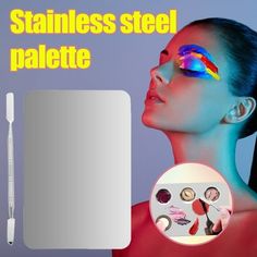 Pro Cosmetics Stainless Steel Cosmetic Face Makeup board Spatula Mixing Tool Features: SIZEAs the picture shows Please allow 1-3mm error due to manual measurement. Notice Color:multicolor makeup palettes is made of high-quality stainless steel, durable and easy to clean. Product Description: Color:multicolor Material:Stainless Steel SIZEAs the picture shows Incluir 1Xmakeup palette 1X2-end spatula Notice Conversion : 1 inch = 25.4mm or 1mm = 0.0393 inch,1cm=10mm. Please allow 1-3mm error due to Multicolor Makeup, Makeup Board, Makeup Palettes, Makeup Palette, Picture Show, Face Makeup, 1 Inch, Beauty Makeup, Product Description