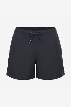 Classic lightweight swim trunks. 5" mid length inseam, soft breathable mesh lining and a drawstring waist. Quick dry. 100% polyester. Inside pocket for valuables and a single back pocket with a Velcro closure. Can also be worn as regular shorts when not at the beach or pool. Shorts Styling, Black Swim Trunks, Mens Swim Trunks, Lifestyle Shop, Swim Trunks, Large Black, Back Pocket, Mid Length, Swim Trunk