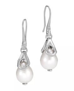 John Hardy pearl drop earrings from the bamboo collection. Earrings are practically new (tried on) without tags. Due to the nature of sterling silver please allow some tarnishing but will do my best to polish them before shipment. Thank you! Cultured freshwater pearl: 11mm Sterling silver 1.47"L French wire Polished Finish Pearl Drop Earrings, John Hardy, French Wire, Earrings Sterling Silver, Pearl Drop Earrings, Pearl Drop, Honolulu, Fresh Water, Freshwater Pearls