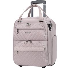 Buy KROSER Carry On Underseat 16-inch Lightweight Overnight Suitcase - Dusty Pink at Walmart.com Underseat Carry On, Travel Luggage Set, Hardside Luggage Sets, Cruise Packing, 3 Piece Luggage Set, Hardside Spinner Luggage, Lightweight Suitcase, Hardside Luggage, Packing For A Cruise