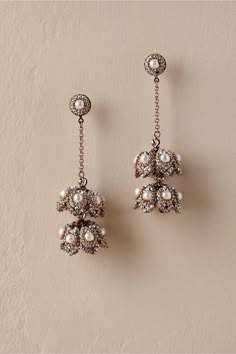 Chandelier Earrings Gold, Pretty Jewelry Necklaces, Classy Jewelry, Fancy Jewellery