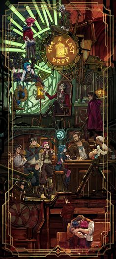 an image of some artwork that is in the style of steampunks and other things