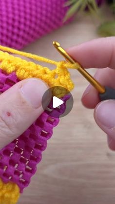 Crochet World #crochet on Instagram: "I prepared this video with peg pieces and knitting rope, I received the order."