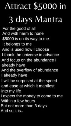 Money Mantras, Money Spells That Work, Energy Healing Spirituality, Spiritual Manifestation, Wealth Affirmations, Manifesting Money, Positive Self Affirmations, Money Affirmations, Manifestation Affirmations