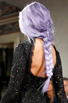 Colored hair Purple Ombre Hair, Lilac Hair, Lavender Hair, Pastel Hair, Dye My Hair, Emilio Pucci