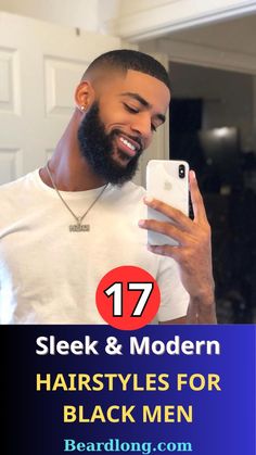 Discover the 17 best hairstyles for Black men that range from classic to modern, offering the perfect balance of style and personality. Whether you're rocking a fade, afro, or braids, these looks are all about confidence and making a statement. Looking for a style that's bold and trendy or something timeless? We've got you covered with these iconic Black men’s hairstyles. Click to explore the hottest styles and find the perfect look to elevate your image! Men's Business Outfits, Haircut Black Man, Black Men Casual Style, Black Men Haircut, Black Men Hairstyles, Curly Afro, Modern Hairstyles, Black Men Fashion