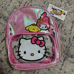 Super Cute Mini Bag Hello Kitty And Friends Pink Hello Kitty Backpack For End Of School Year, Playful Hello Kitty Print Standard Backpack, End Of School Year Pink Hello Kitty Backpack, End Of School Year Hello Kitty Pink Backpack, Playful Hello Kitty Print Backpack, Playful Hello Kitty Backpack, Pink Kawaii Hello Kitty Backpack, Cute Hello Kitty Standard Backpack, Cute Hello Kitty Print Backpack For School Year End